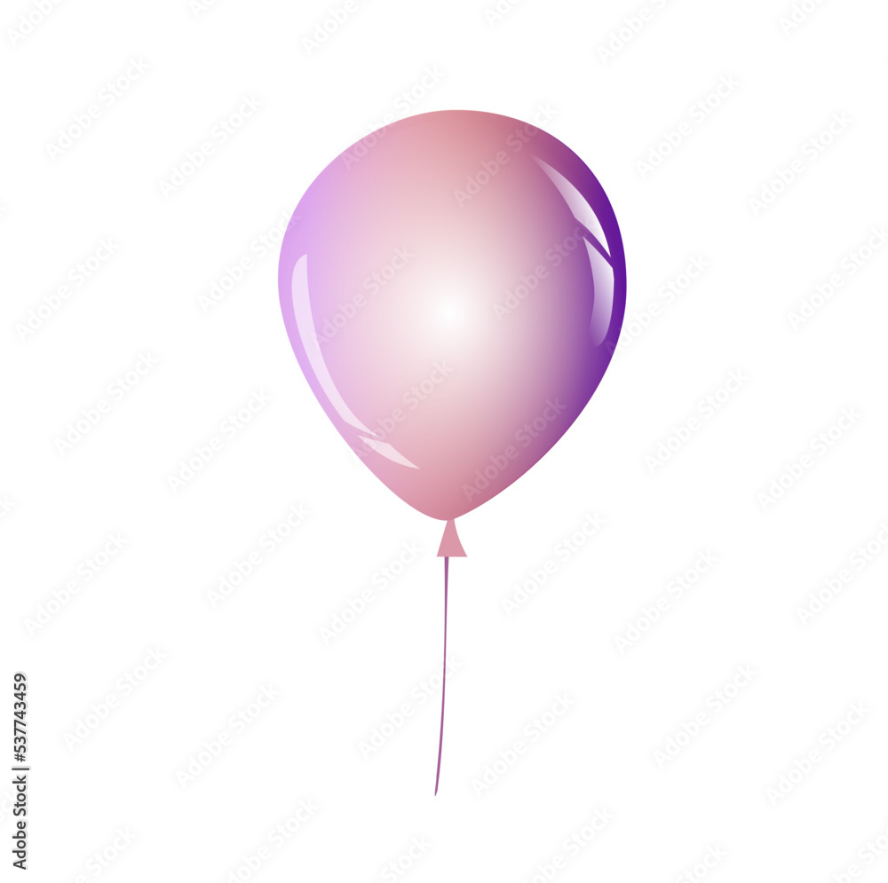 Vector Illustration red and purple balloon on isolate white background.Object for decorate greeting card, wallpaper,web,gift wrap,Happy new year,Valentine, birth day,wedding and party. Vector Illustration red and purple balloon on isolate white background.Object for decorate greeting card, wallpaper,web,gift wrap,Happy new year,Valentine, birth day,wedding and party.