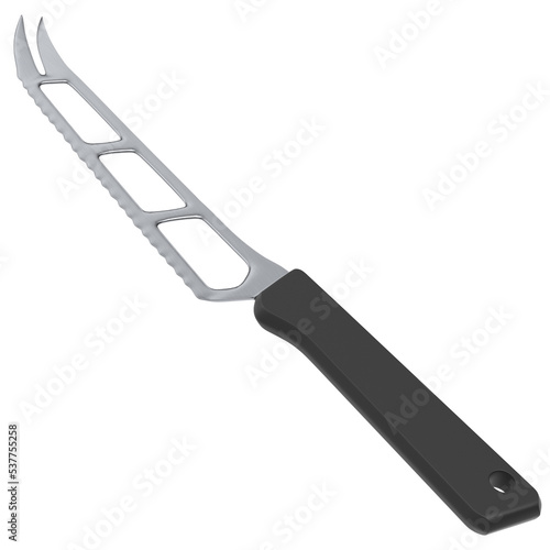 3d rendering illustration of a knife for soft cheese