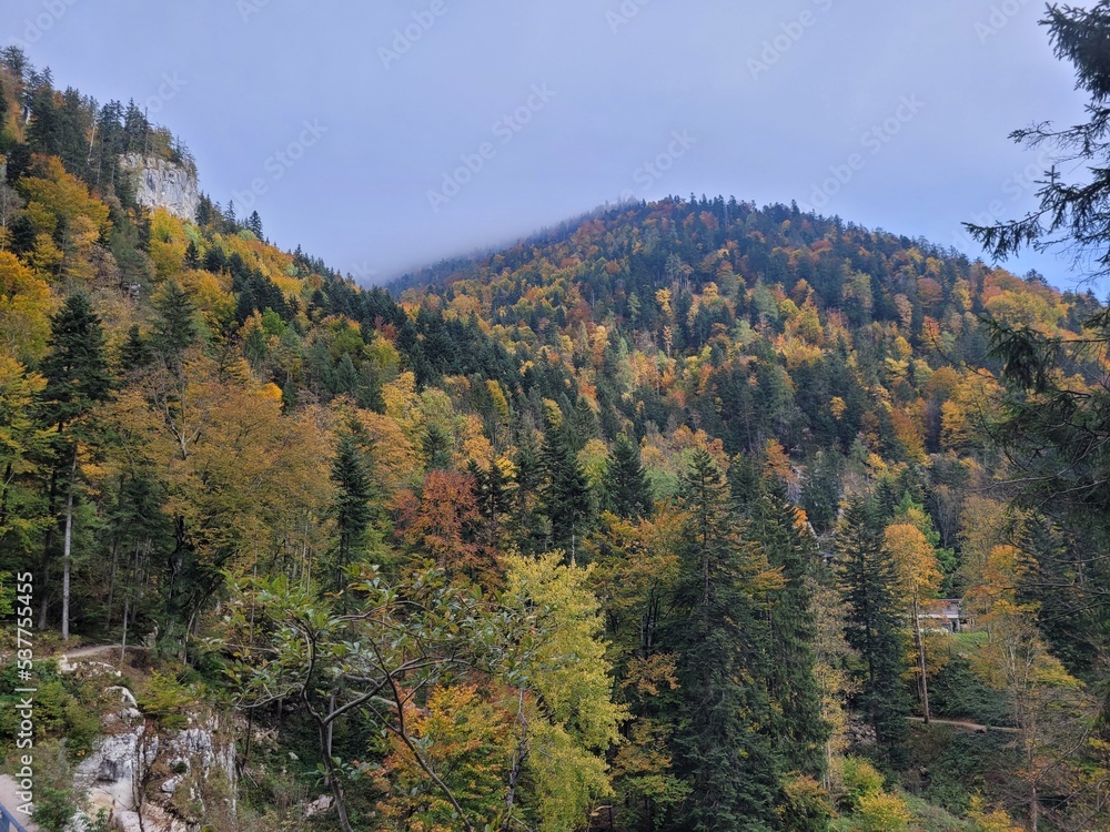 Landschaft in den Begen im Herbst