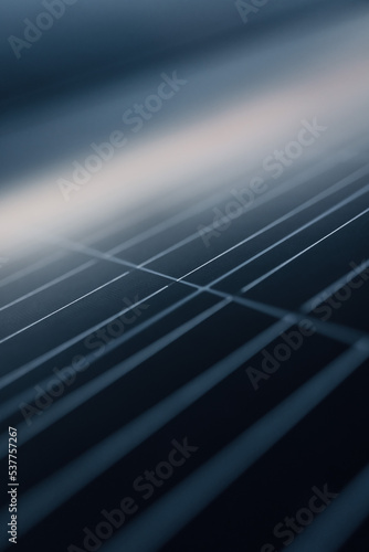 Detail of a photovoltaic system, for sustainable energy and against climate change