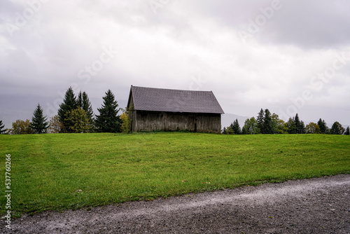 landscape with barn