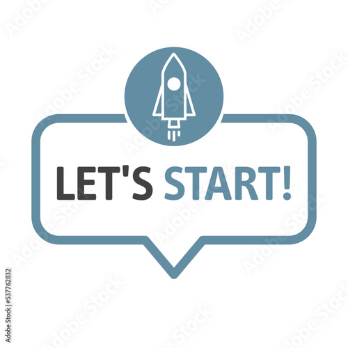 let's start vector illustration - speech bubble