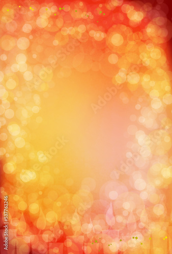 クリスマスに合う綺麗なキャンドルの灯火の背景素材　縦向き