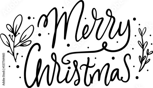 Christtmas lettering typography hand written phrase