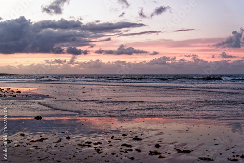Wallpaper Mural Sunset in Famara Beach - Lanzarote - Canary Islands Torontodigital.ca