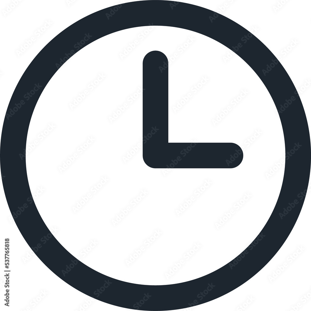 Clock icon, Analog clock. Clock icon, Analog clock.