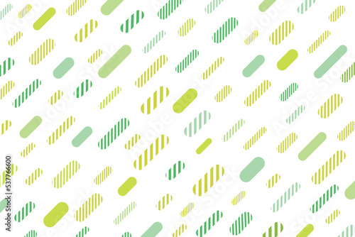 緑で抽象的な斜めのモーションイラスト