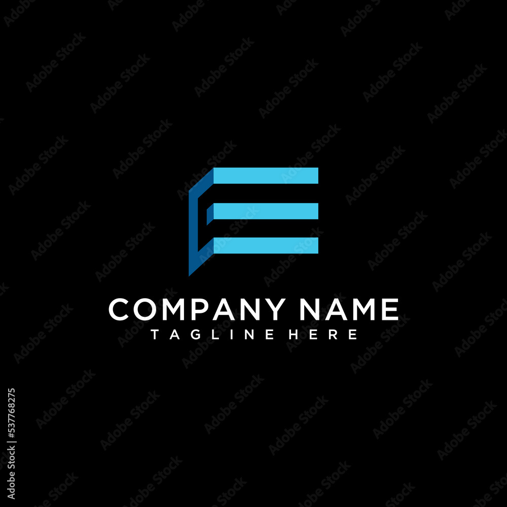 Logo design of CE EC in vector for construction, home, real estate, building, property. Minimal awesome trendy professional logo design template on black background. Logo design of CE EC in vector for construction, home, real estate, building, property. Minimal awesome trendy professional logo design template on black background.