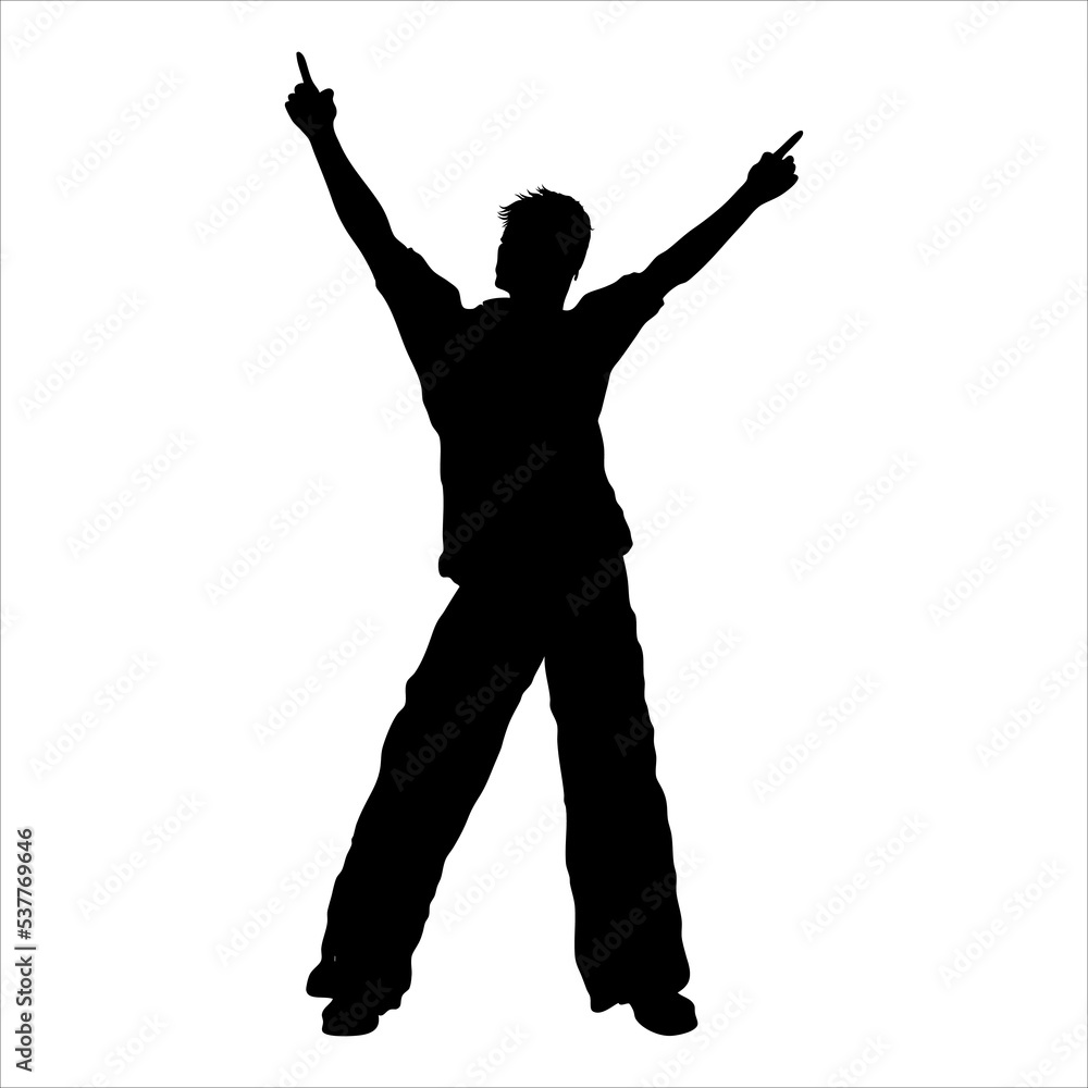 art illustration abstract symbol youth day logo silhouette icon of male boy young man person dance party freedom art illustration abstract symbol youth day logo silhouette icon of male boy young man person dance party freedom