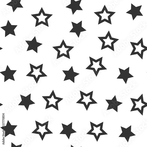 Stars seamless vector illustration pattern background. design for use backdrop all over textile fabric print wrapping paper and others.