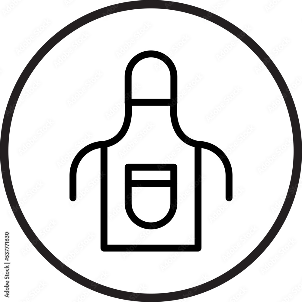 Apron Icon Style Apron Icon Style