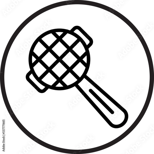 Tea Strainer Icon Style