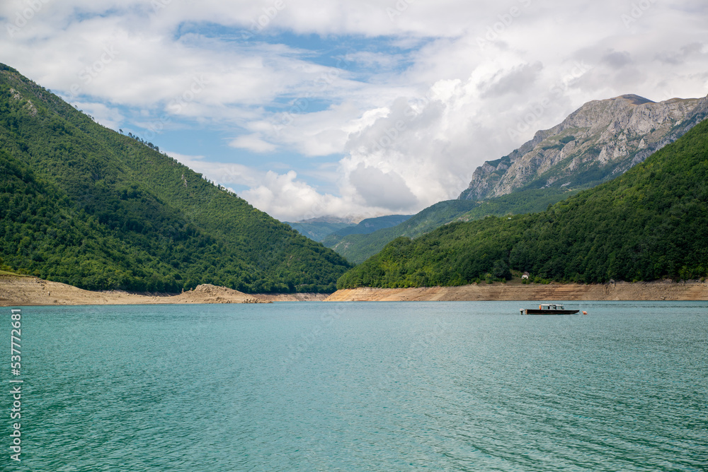 Lake Piva is an artificial lake located in Municipality Pluzine, on the north-west part of Montenegro