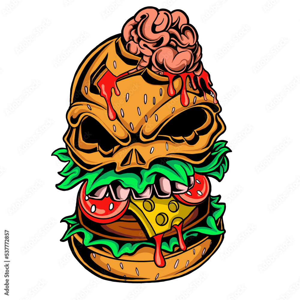 special burger monster character special burger monster character