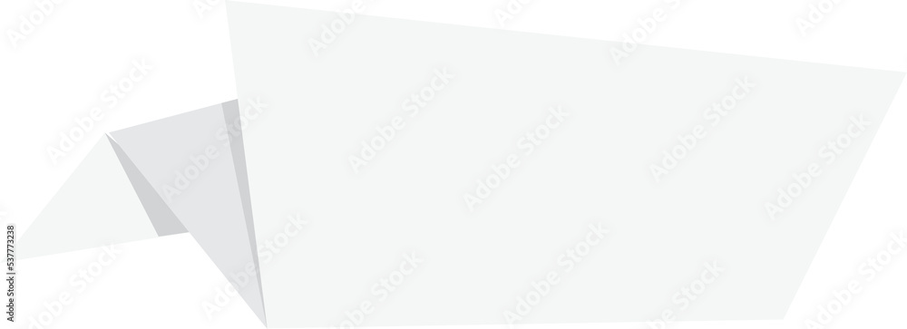 white paper folding origami banner white paper folding origami banner