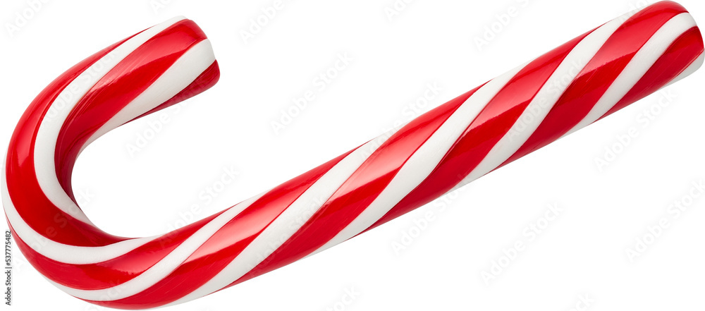 Fototapeta premium Peppermint Candy Cane isolated