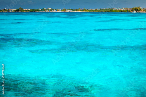 Cancun idyllic caribbean beach  Isla Mujeres  Riviera Maya  Mexico
