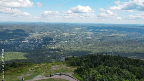 Mount Greylock filmed with a drone photo