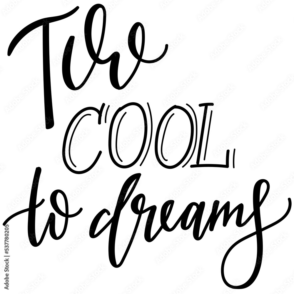 Hand drawn kids lettering Hand drawn kids lettering