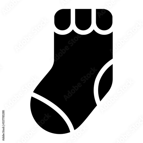 socks glyph icon
