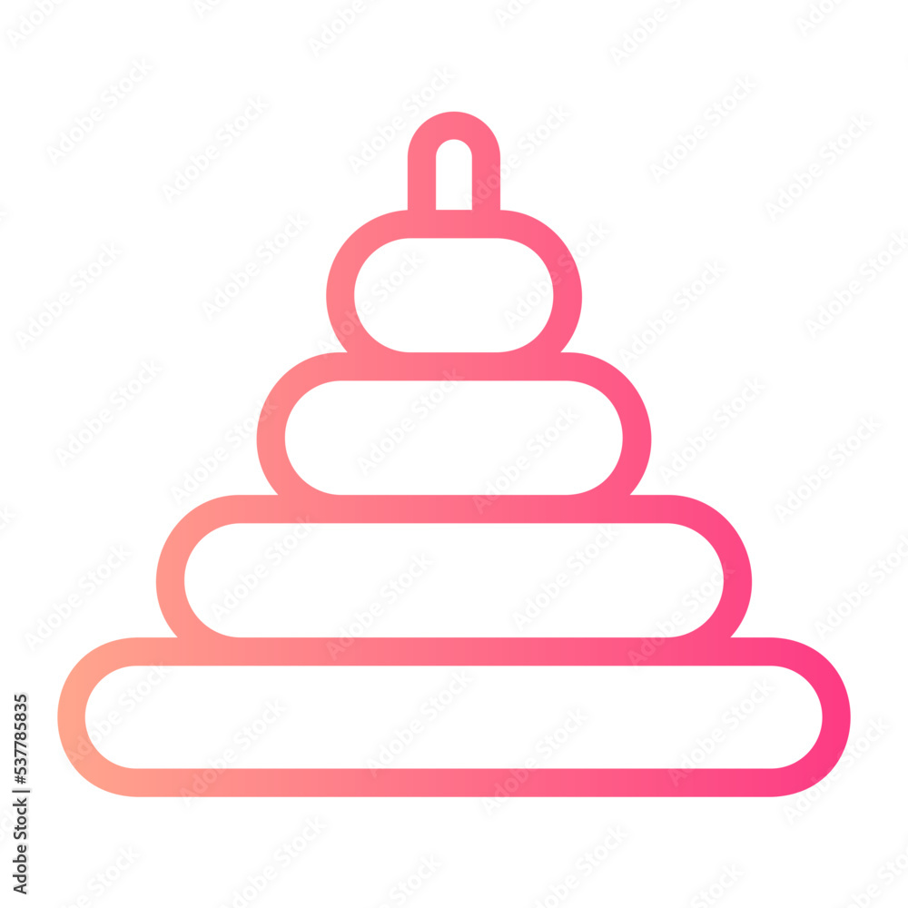 stack gradient icon stack gradient icon