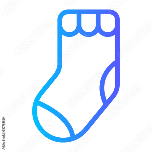 socks gradient icon