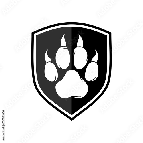 paw shield logo