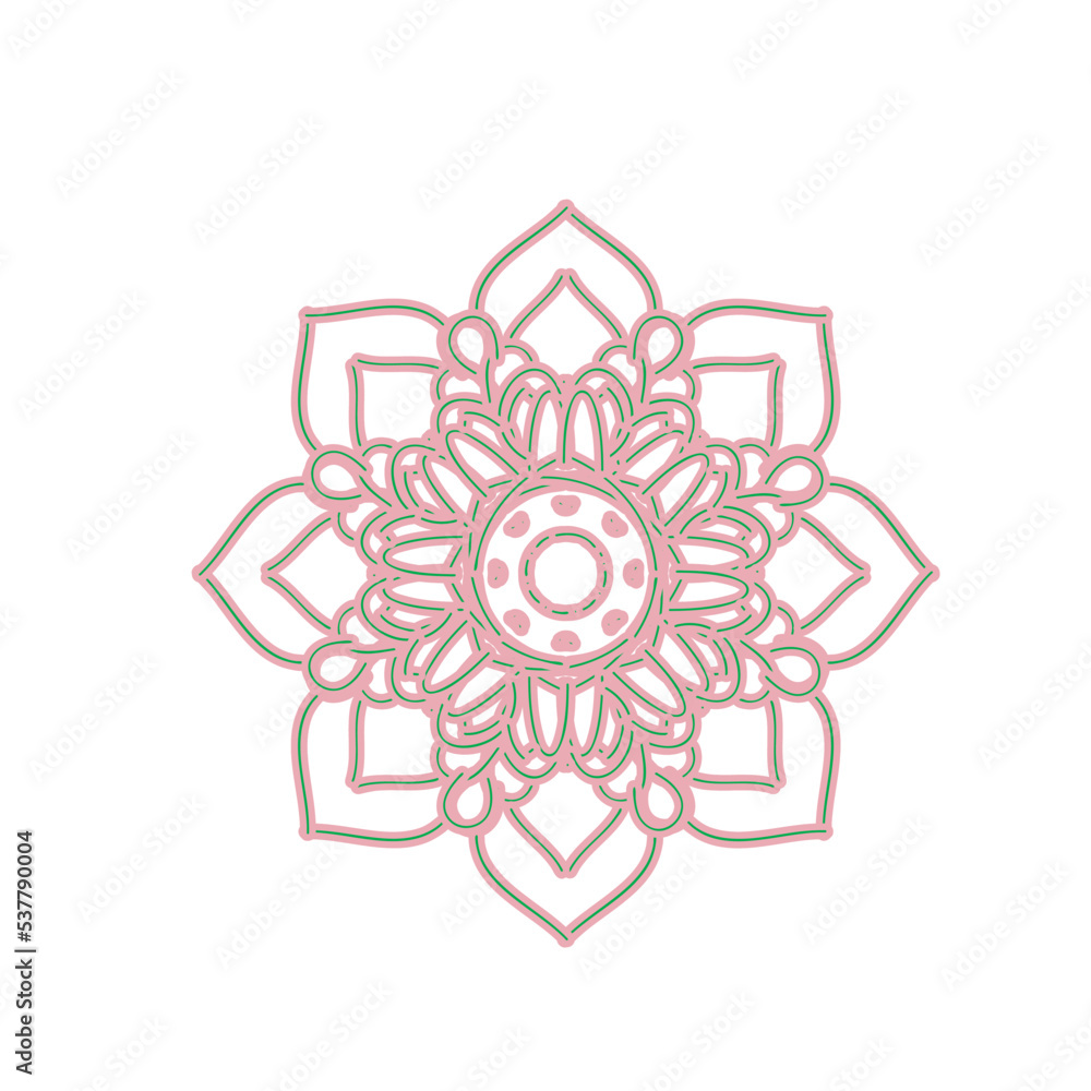 pink mandala flower pink mandala flower