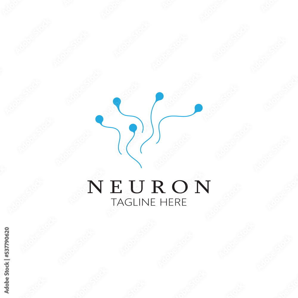 Neuron logo or nerve cell logo design,molecule logo illustration template icon with vector concept Neuron logo or nerve cell logo design,molecule logo illustration template icon with vector concept