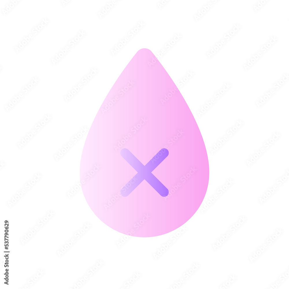 Dehydration flat gradient two-color ui icon. Restriction and prohibition. Unhealthy condition. Simple filled pictogram. GUI, UX design for mobile application. Vector isolated RGB illustration Dehydration flat gradient two-color ui icon. Restriction and prohibition. Unhealthy condition. Simple filled pictogram. GUI, UX design for mobile application. Vector isolated RGB illustration