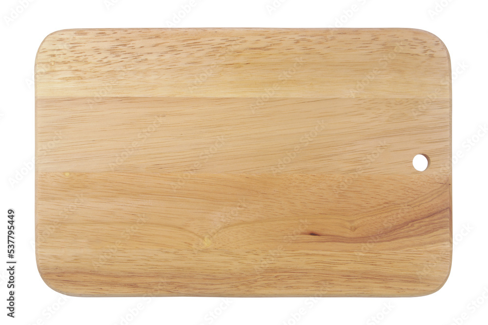 Wooden cutting board isolated on white background Wooden cutting board isolated on white background