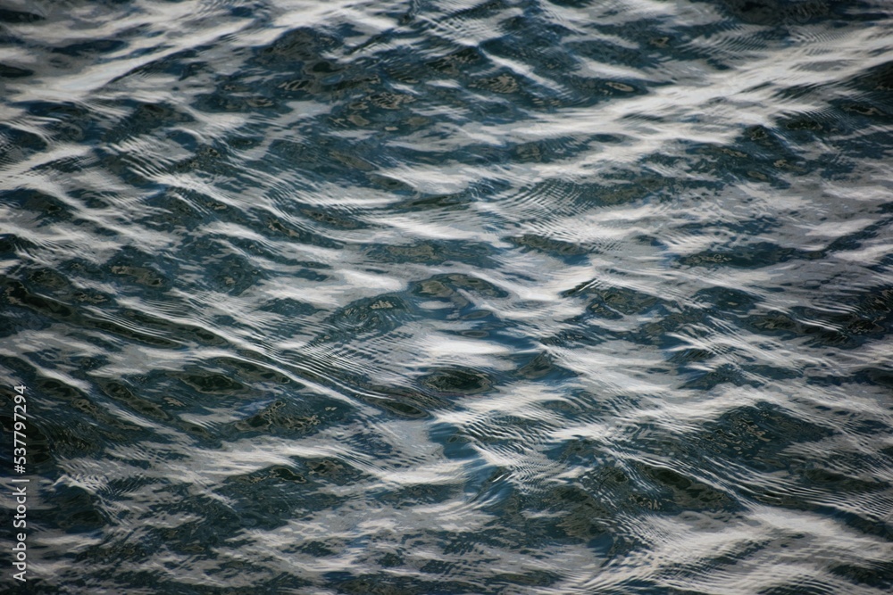 Obraz premium 穏やかな琵琶湖の水面