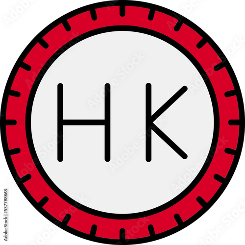 Hong Kong Dial code Icon