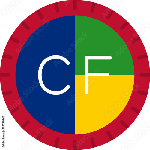 Central African Republic Dial code Icon