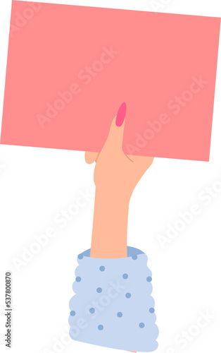 Show support flat icon Poster with motivational words