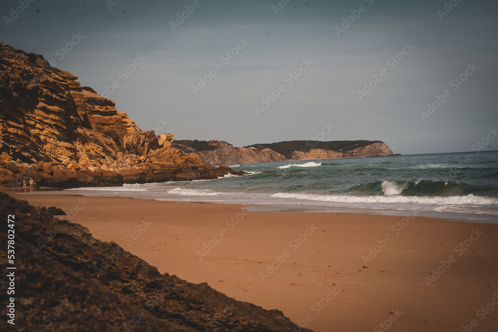 Coastal landscape with sea, rocks, beaches and horizon
Coastal landscape with sea, rocks, beaches and horizon