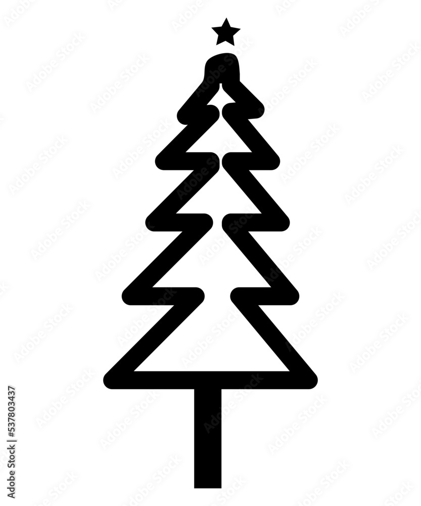 christmas tree sign, christmas tree svg, nightmare before christmas svg