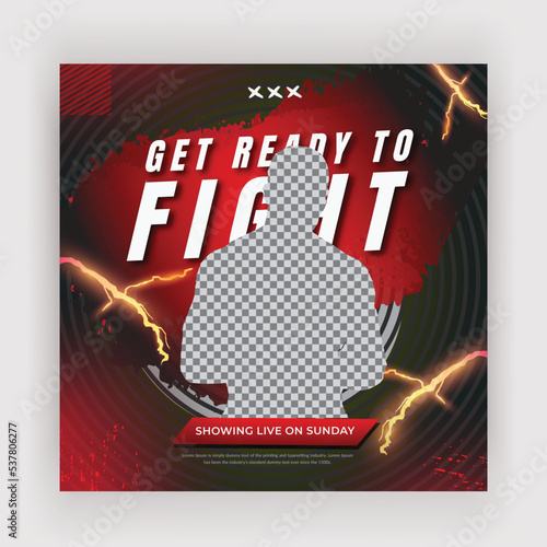 sports events and Gym promotional social media posts or web banner design templates with a black background. Suitable for social media, flyers, banners, and web internet.