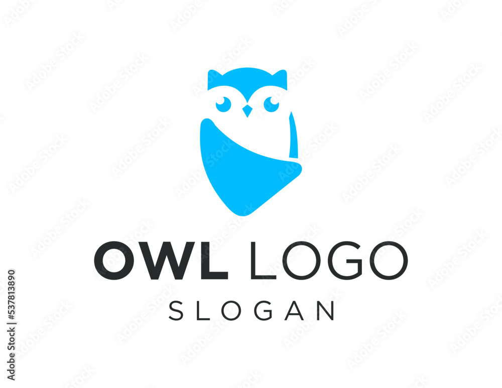 Logo about owl on white background. created using the CorelDraw application.