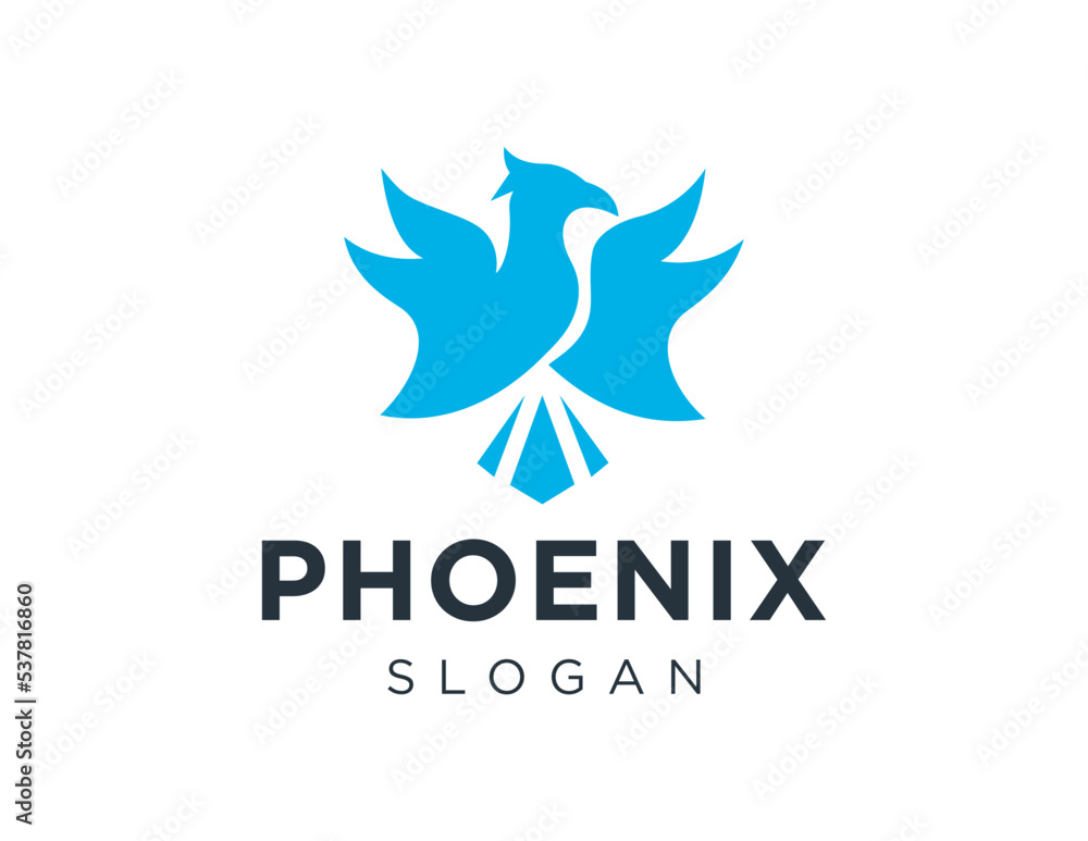 Logo about phoenix on white background. created using the CorelDraw application. Logo about phoenix on white background. created using the CorelDraw application.