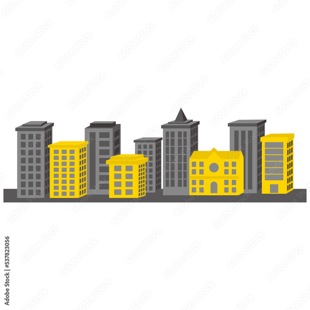 Buildings City Illustration