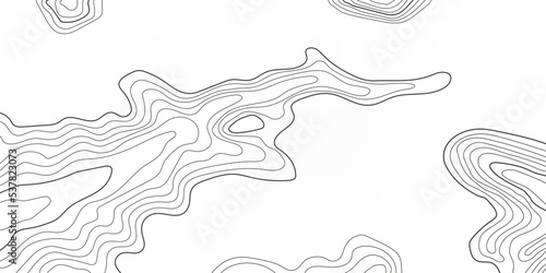 The stylized topographic map illustration