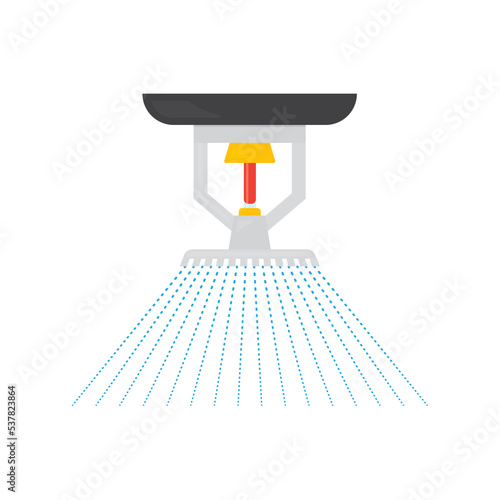 fire sprinkler icon- vector illustration