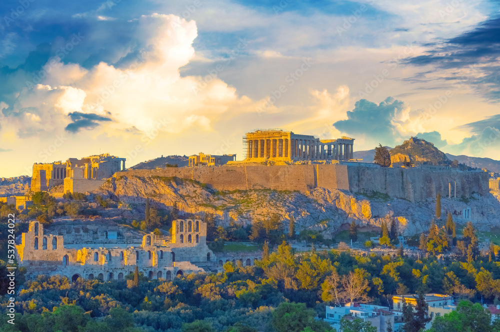 Obraz premium The Acropolis of Athens, Greece
