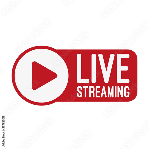 Live streaming icon symbol © vadymstock