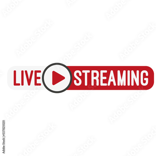 Live streaming icon symbol