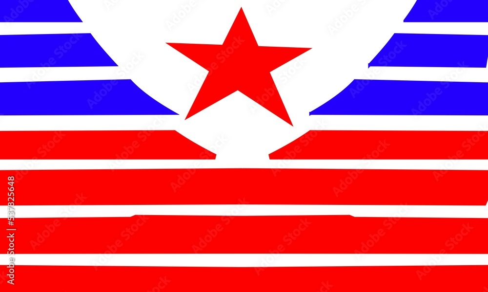 Obraz premium stars and stripes