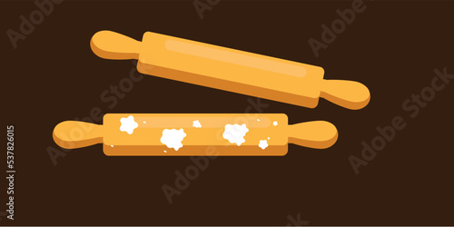 Roll Pin Flat Design Vector Art Illustration Graphic Design.ai