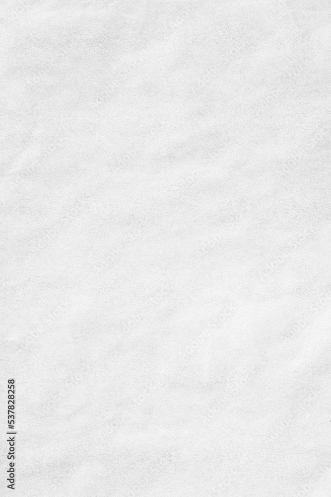 White crumpled paper background texture