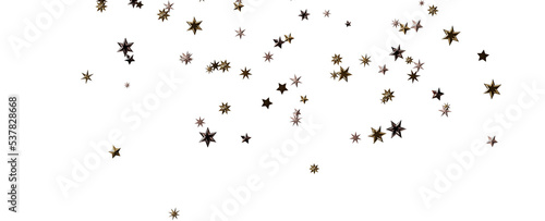 stars. Confetti celebration, Falling golden abstract decoration for party, birthday celebrate,